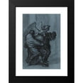 thumbnail image 2 of Pierre-Paul Prud'hon 14x18 Black Modern Framed Museum Art Print Titled - Study for Justice and Divine Revenge Pursuing Crime, 2 of 5
