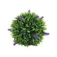 thumbnail image 2 of Artificial Lavender Topiary Balls, Outdoor Faux Greenery Balls with Flowers, Fake Plant Sphere, Round Artificial Plant Balls for Front Door, Porch, Backyard, Home Decor, 30cm, 2 of 9