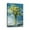 Blue-flowering (20), variant on Elegant Daisy Canvas Print 12x16inch Modern Painting Artwork in Indian Vase, Blue-Themed Bathroom and Bedroom Wall Decor