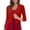 Red, variant on Women's Cropped Cardigan 3/4 Sleeve V-Neck Button Down Knitted Sweater Solid Color Long Sleeved Knitted Sweater Cardigan Sweater Spring and Autumn Short Thin Of Large Size Jacket Black 6Xl