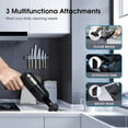 thumbnail image 3 of Cordless Car Vacuum Cleaner Small Floor Wet & Dry Handheld Hoover Strong Suction, 3 of 5