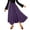Purple, variant on XuJwPNcy Long Skirts for Women High Waist Drawstring Asymmetrical Skirts Trendy Flowy Summer Skirts for Beach Travel