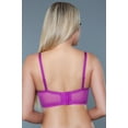 thumbnail image 4 of BeWicked 2217-FUS-36DD V-Neck Bralette Bra, Fuchsia - Size 36DD, 4 of 6
