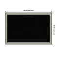 thumbnail image 4 of Amanti Art Black Cork Board Framed Elegant Brushed Pewter Narrow Bulletin Board 39 in. x 27 in., 4 of 8