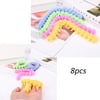 Dicasser 8PCs Decompressed toysPortable Fidget toysStress relief sensesSqueeze PlaysetSuitable for children and adults