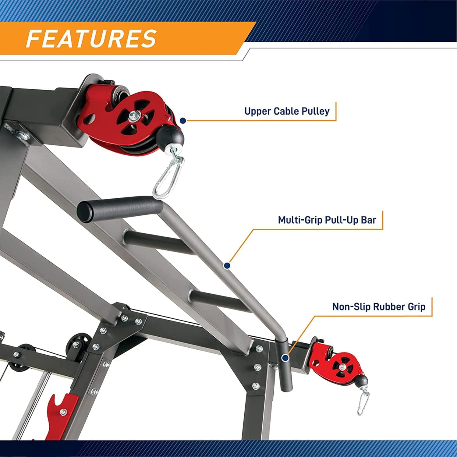 Marcy SM-7362 Pro Smith Machine Home Gym System for Full Body Training