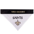 thumbnail image 4 of Pets First Nfl New Orleans Saints Reversible Bandana Licensed, Reversible Pet Bandana - 2 Sided Bandana, 4 of 5