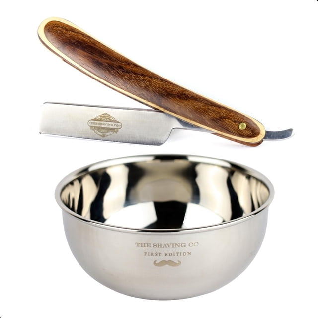 Kit Navaja Libre Edición Especial + Vasija The Shaving Co. amarillo 1