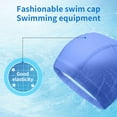 thumbnail image 5 of Swim Caps Ear Protection, Swimming Cap Men And Women, Cap Waterproofs High Elasticity, Swimming Cap for Long Hair & Short Not Strangling Head Spa Swimming Cap, 5 of 6