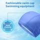 thumbnail image 5 of Gorro de Natación Impermeable para Hombres y Mujeres, Gorro de Natación de Alta Elasticidad con Protección para Las Orejas, Apto para Cabello Largo, Diseño Que No Estrangula para Piscina, Spa y Aguas, 5 of 6