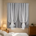 thumbnail image 5 of Blackout Curtain Self Adhesive Window Curtain No Drill Thermal Insulated Curtain Light Blocking Privacy Curtain Bedroom Living Room Window Treatment Easy Installation Home Decoration, 5 of 6