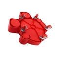thumbnail image 4 of Guardoinrt Bucket Dolly with 5 Rolling Swivel for Caddy Durable Car Wash Detailing Casters Red Inner diameter 7.5cm, 4 of 6