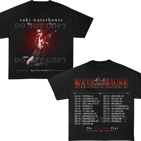 Suki Waterhouse Shirt, Loveland Tour T-Shirt Fan Gift