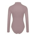 thumbnail image 6 of Women's High Neck Slim Fit Shapewear Bodysuit Seamless Comfort Underwear for Daily Wear, 6 of 6