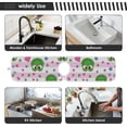 thumbnail image 6 of Coolnut 2 Pack Faucet Mat Splash Guard for Kitchen Sink, Frog Heart Stripe 14x5 Inch Super Absorbent Microfiber Sink Protector Mat, Kitchen Sink Mat Machine Washable Kitchen Sink Accessories, 6 of 7