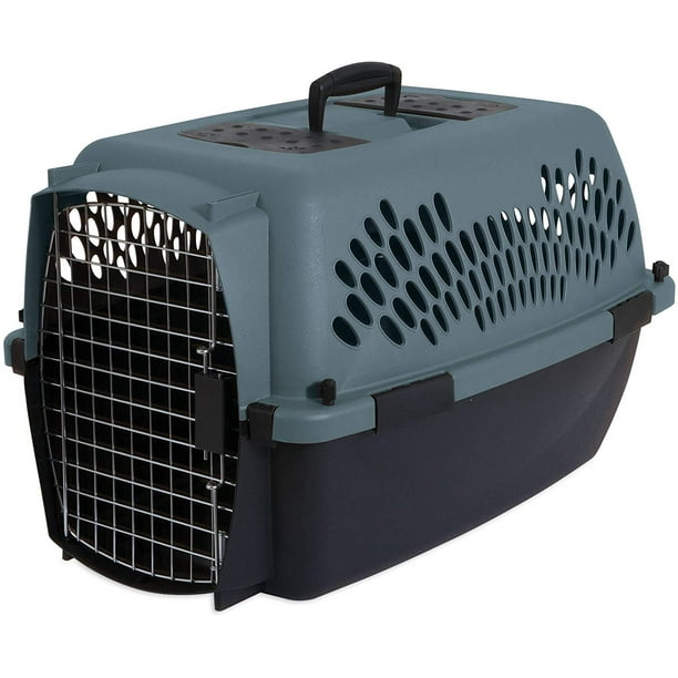 Petmate Aspen Pet Porter HeavyDuty Pet Carrier, Gray, Black, 1520 lbs