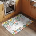 thumbnail image 2 of Entryway Rug 2'x3', Easter Eggs Small Rug for Kitchen Bathroom Door Mat Indoor Entrance, Bunny Eucalyptus Leaves Spring Flower Plant Non-Slip Area Rugs Floor Mats Carpet Front Door Rugs, 2 of 8