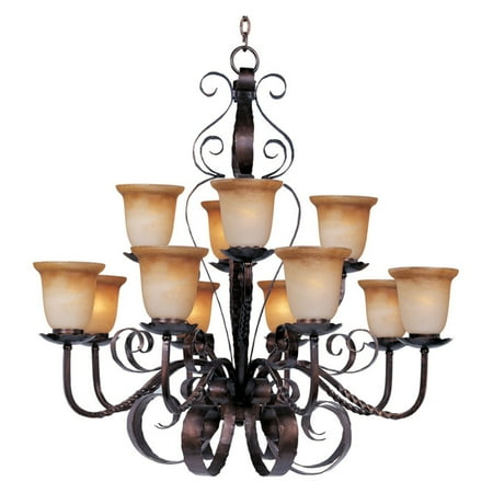 Aspen Oil Rubbed Bronze Chandelier - Maxim Aspen Chandelier - 38W in. Oil Rubbed Bronze