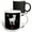 Multicolor, variant on 3drose, Zodiac Symbol Aries on Black Background, 11oz Mug