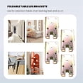 thumbnail image 2 of 4Pcs Folding Table Legs Bed Support Brackets Foldable Furniture Leg, 2 of 5
