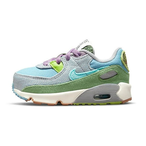 Toddler's Nike Air Max 90 SE 1 Worn Blue/Copa-Wolf Grey (DQ4018 400) - 8