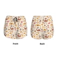 thumbnail image 3 of Balery UAE Travel1 Pantalones cortos deportivos para mujer con forro y dos bolsillos, elásticos, para entrenamiento, gimnasio, yoga-Medium, 3 of 7