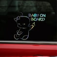 thumbnail image 3 of Cute Baby on Board Car SUV Vehicle Reflective Warning Sign Decals Sticker Decor, 3 of 6