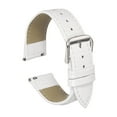 thumbnail image 1 of Uxcell Quick Release Leather Watch Band 23mm Embossed Pattern Leather Watch Strap Replacement for Men Women, White, 1 of 5