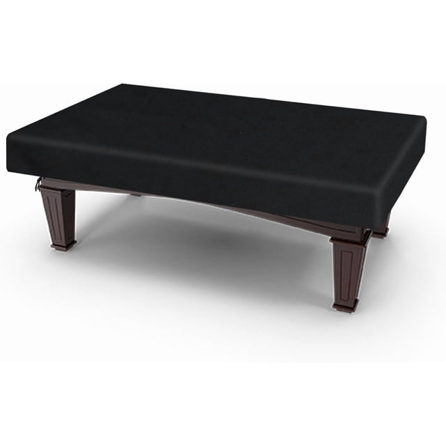 8 Feet Pool Table Cover, Waterproof & Dustproof 420D Oxford Cloth Billiard Cover for 8FT Fitted(Black) -