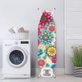 thumbnail image 3 of HELLHERO Colorful Floral Mandala Ironing Board Cover Easy Fit Dust Proof Protection Soft Fabric for Table Top, 3 of 5