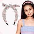 thumbnail image 2 of Unique Bargains 1 Pc Retro Bow Headbands for Women Pink, 2 of 6