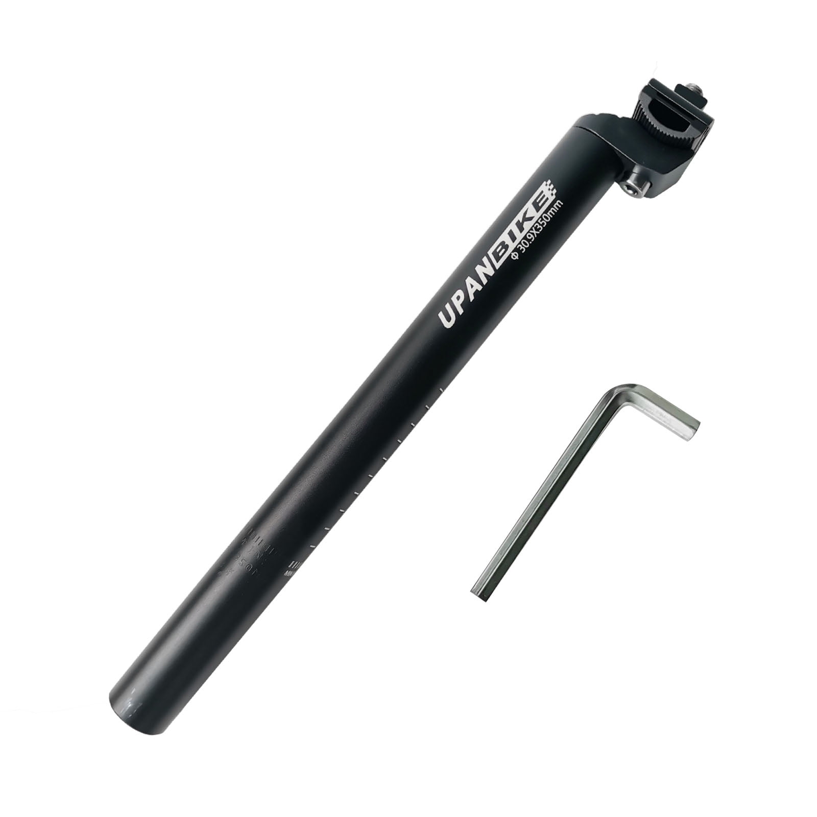 350mm Bike Bicycle Alluminium Alloy Seat Post With Micro Adjust Clamp 13.8inch 