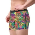 thumbnail image 3 of Wukai Colorful Dinosaur Print Men’s Underwear Breathable Boxer Briefs,&nbsp;Moisture Wicking & Breathable-, 3 of 7
