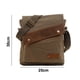 thumbnail image 2 of Hukapapa Nuevo bolso para hombre, bolso de lona, bolso cruzado vertical para hombre y mujer, bolso de hombro único, verde, 2 of 6