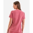 thumbnail image 3 of Onna NN300 Women's Limitless V-Neck Stretch Scrub Top-Calm Pink-3XL, 3 of 4