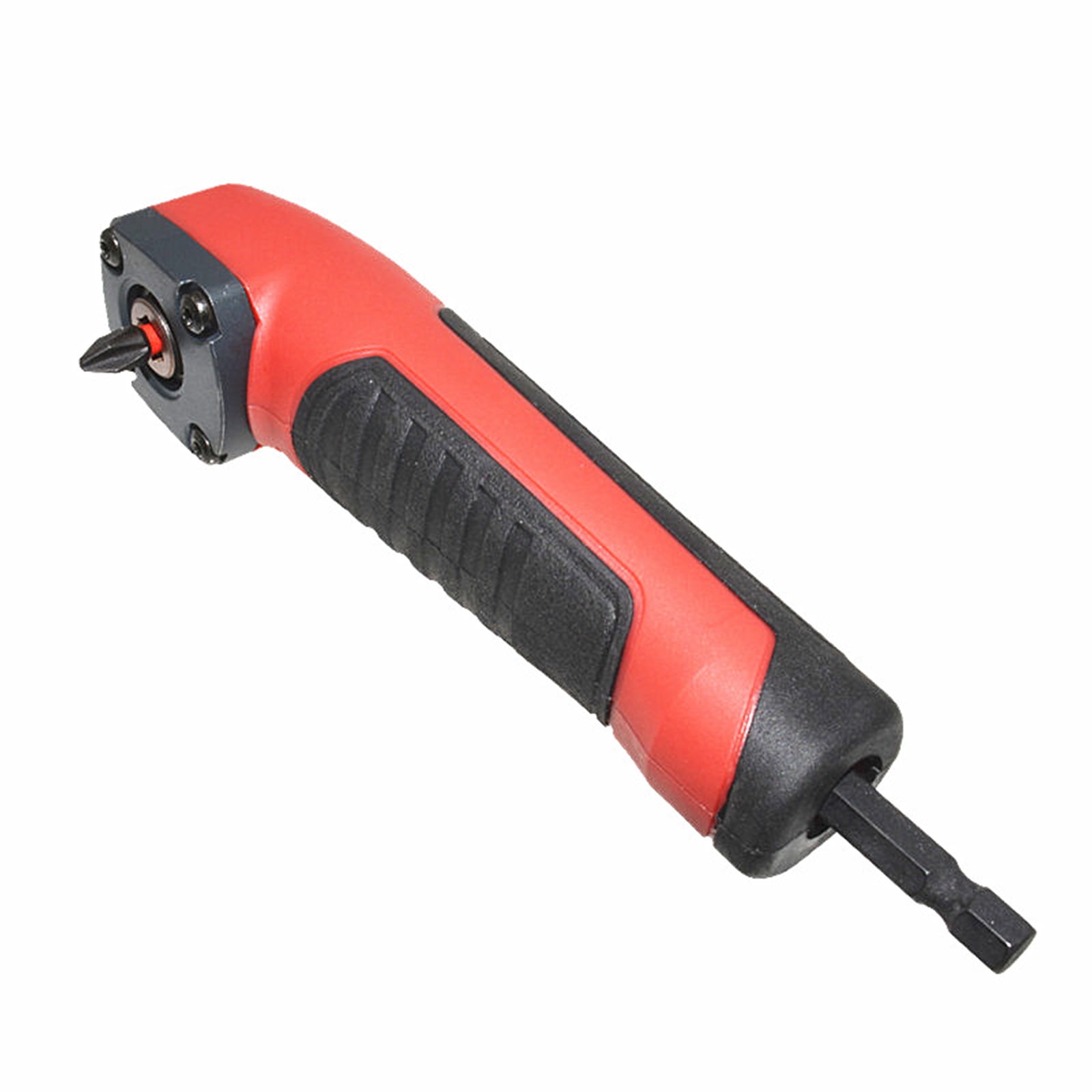 90 degree screwdriver  Compact 90 Degree Right Angled Ratchet Screwdriver  + Double Ended bit, fits into Restricted & confined Places. ENGINEER  dr-05,Red / Black