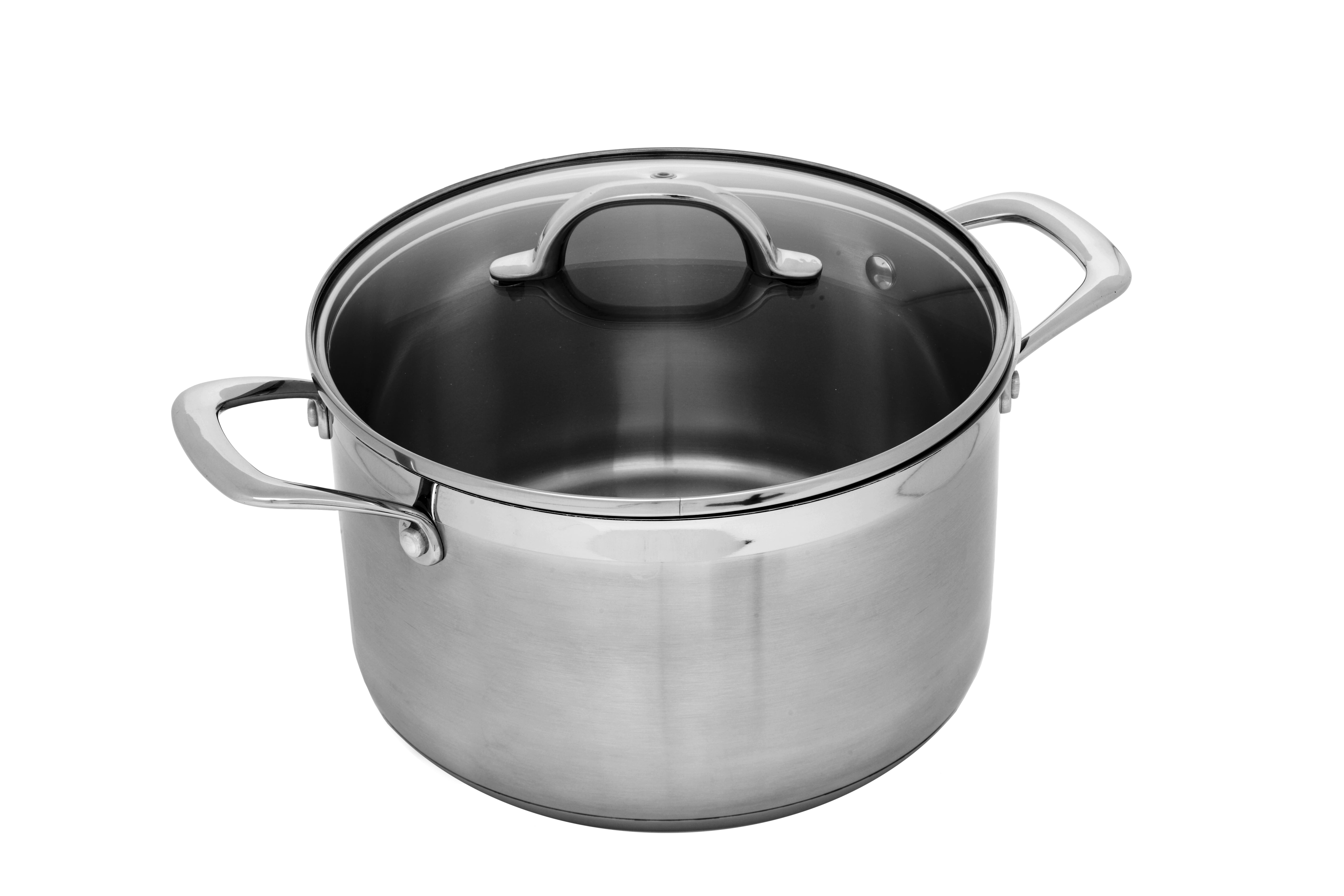 Swiss Diamond Premium Steel Stock Pot With Lid 9 5 24 Cm 7 6 Qt 7 2 L Walmart Com Walmart Com