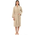 thumbnail image 3 of TowelSelections Women's Robe, Turkish Cotton Terry Shawl Bathrobe Large/X-Large Creme Brulee, 3 of 6