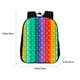 thumbnail image 2 of Mochilas Escolares Con Estampado De Arcoíris Para Niñas Y Niños, Mochilas Para Adolescentes Con Correa Ajustable Para El Hombro sonducket AP007367-01, 2 of 6