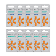 PowerOne P13 Hearing Aid Batteries 10 Wheels 6 Per Wheel + FREE SHIPPING