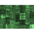 thumbnail image 1 of Ahgly Company Indoor Rectangle Patchwork Emerald Green Transitional Area Rugs, 8' x 10', 1 of 4