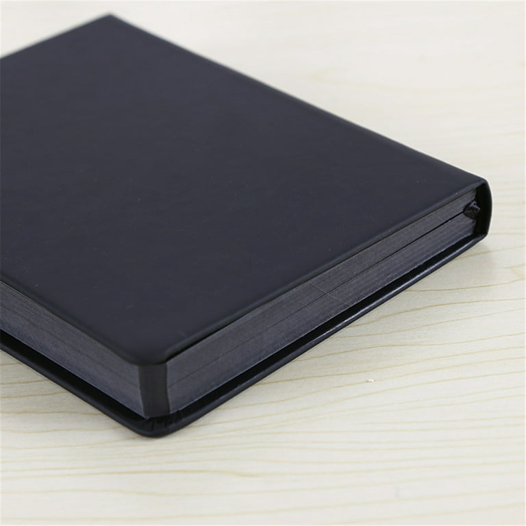 All Black Paper Blank Inner Page Portable Small Pocket Notebook