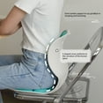 thumbnail image 3 of Lumbar Support Posture Corrector Chair, Ergonomic Lower Back Pain Relief with Petal Shaped Design, Portable Lumbar Support Posture Corrector Chair for Home, Office, 3 of 7
