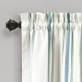 thumbnail image 2 of Lush Decor Eco-Friendly Recycled Cotton Farmhouse Stripe Yarn Dyed Eco-Friendly Recycled Cotton Valance Blue Single 52x18+2, 2 of 2