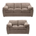 thumbnail image 1 of Sala 3-2 TRINITY Aston 2 piezas ( Sofá, Love Seat ) Café Para Sala, 1 of 12