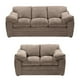 thumbnail image 1 of Sala 3-2 TRINITY Aston 2 piezas ( Sofá, Love Seat ) Café Para Sala, 1 of 12