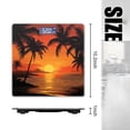 thumbnail image 2 of Bathroom Scale, Highly Accurate Digital Body Scale,Precisely Measures Weight up to 400 lbs-Sunset On The Beach With Palm Trees, 2 of 4