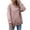 Pink Tops and Blouses, variant on CZHJS Women's Comfy Thickened Plush Sweatshirt Vintage Clothing Casual Loose Fashion Crewneck Trendy Work Long Sleeve Shirts Solid Color Tops Plus Size Pullover Pink S