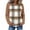 148#Brown, variant on Women Long Sleeve Shirts Plaid Print Raglan Sleeve Thermal Tops Crewneck Casual Fall Clothes