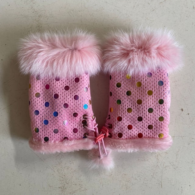 Guantes de medio dedo de piel de conejo, moda para mujer, otoño e invierno, guantes de medio dedo para estudiantes, para escribir en la computadora